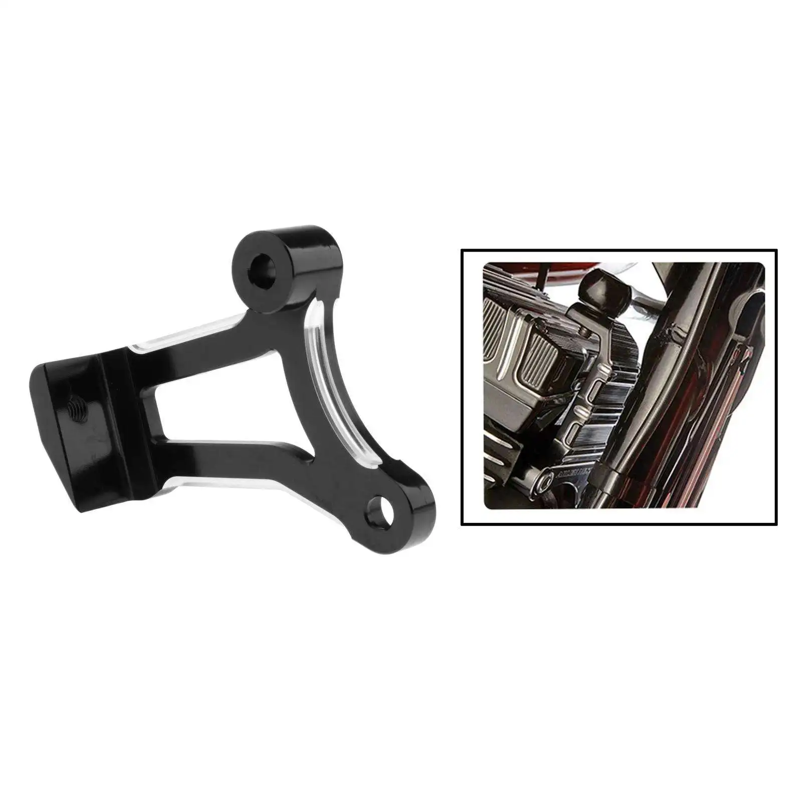 

Front Engine Mount Bracket for Electra/Street Glide 2008-2016 Black