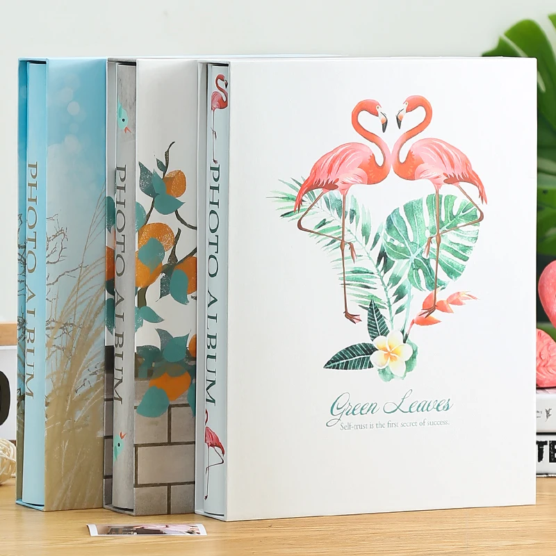 Альбом вертикальная версия 6 дюймов 400 большая емкость тип вставки пластик можно