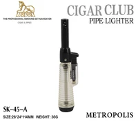 new lubinski windproof butane gas lighter bbq jet gas cigar lighter turbo metal kitchen cigar spray gun outdoor gadgets for men