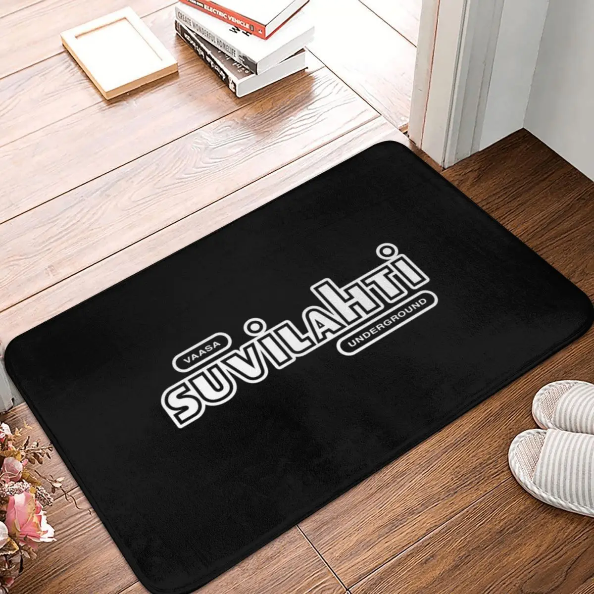 

Vaasa Suvilahti Underground Doormat Carpet Mat Rug Polyester PVC Anti-slip Floor Decor Bath Bathroom Kitchen Balcony 40x60