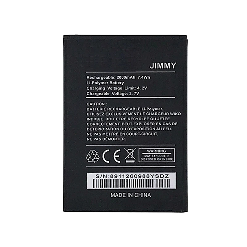DCTENONE 1800 мАч аккумулятор для телефона WIKO Jimmy сменные батареи + Бесплатные