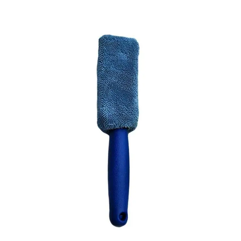 

Cleaning Brush Wheel Rims Tire Washing Brush Auto Scrub Brush Car Wash Sponges Tools Car Wheel Wash Brush Plastic Handle Vehicle
