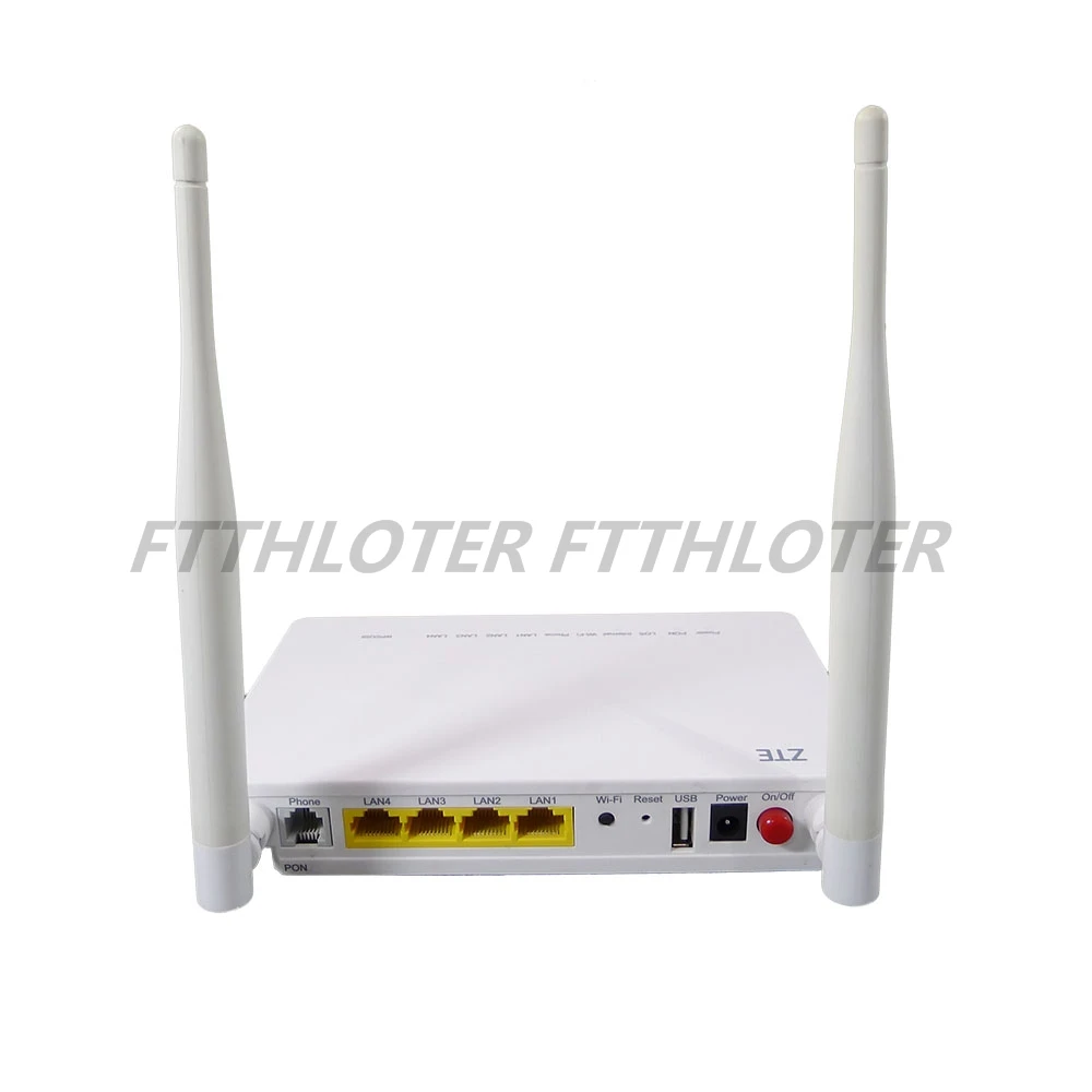 Оригинальный ZTE F609 V2 GPON ONU 5DBI беспроводной ONT роутер 1GE + 3FE 1tel антенны