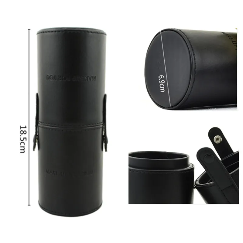 7 шт. набор кистей для макияжа с держателем чехол из искусственной кожи дорожная