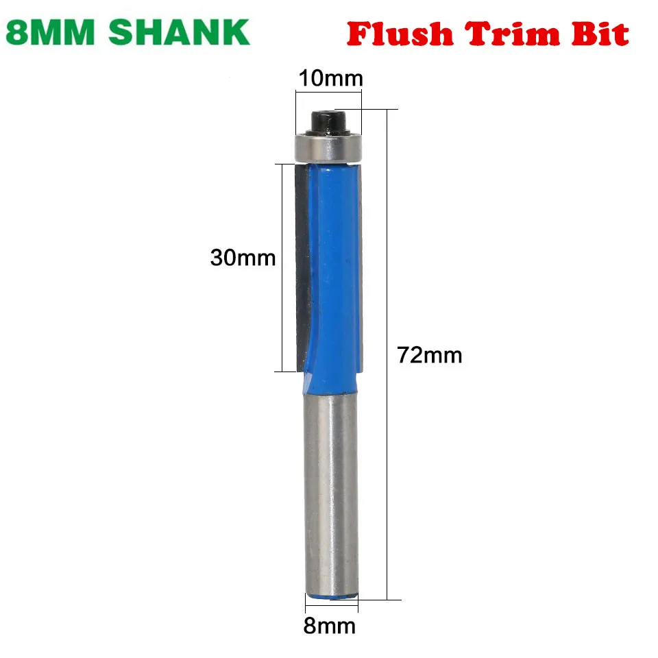 1 шт. фреза по дереву с прямым хвостовиком 8 мм 72 | Инструменты