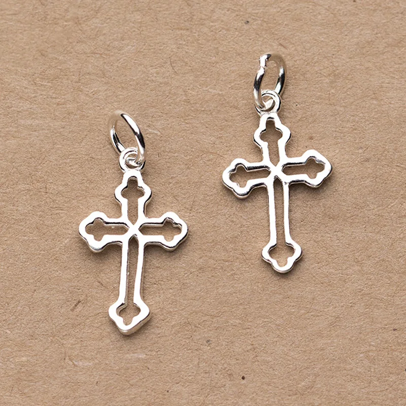 

925 стерлингового серебра культовые босоножки с перекрестными ремешками, подвески, мужские и женские украшения серебряный кулон выводы "сде...