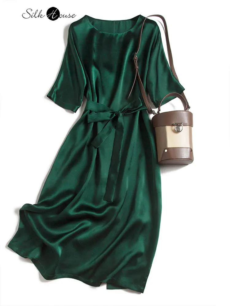 

Новинка 2021 модная женская одежда дизайнерское шелковое платье со шнуровкой атласная юбка для женщин