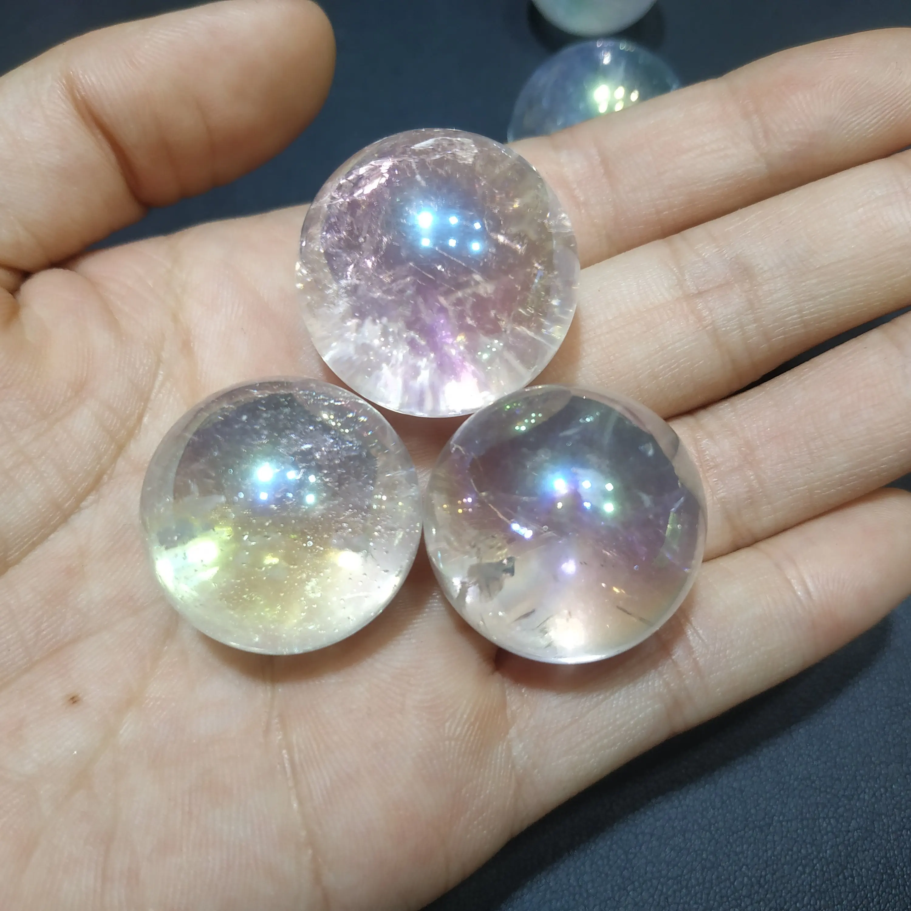 Бусины Из Натурального драгоценного камня aqua angel aura кварцевые хрустальные бусины