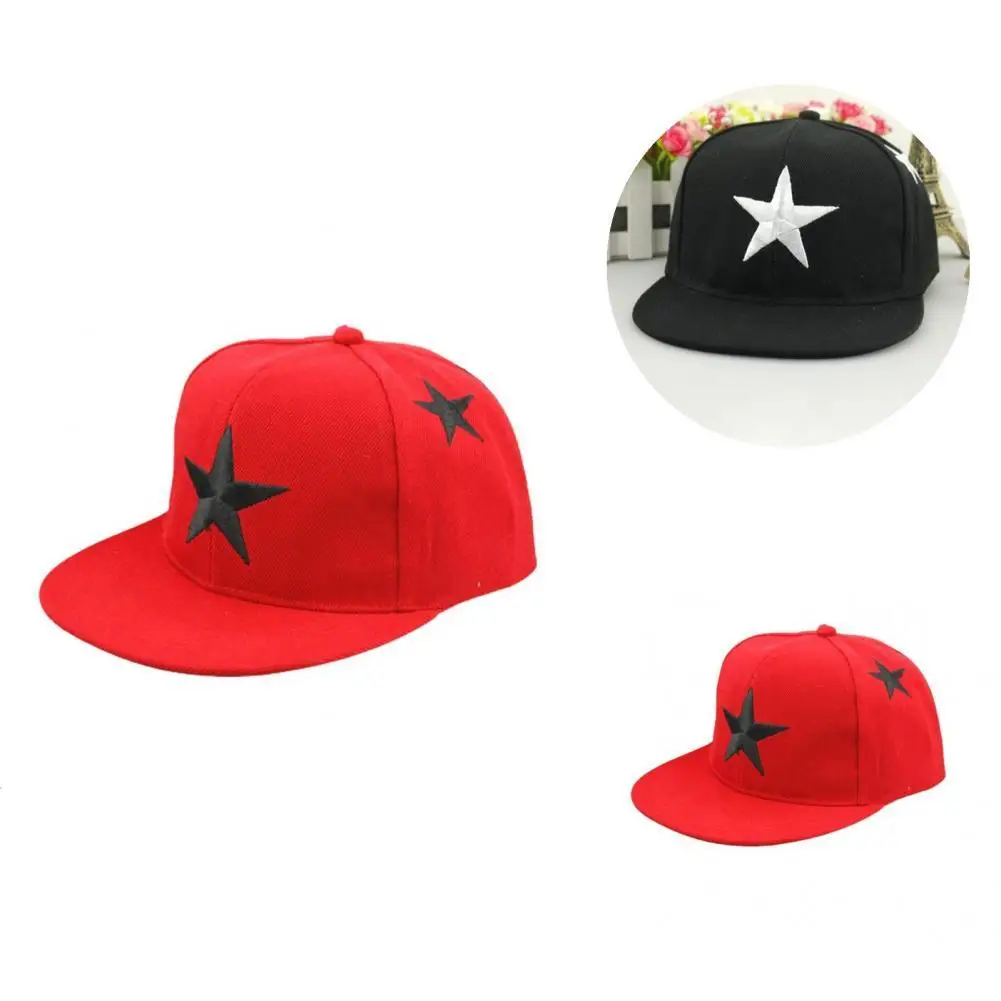 

Детская бейсбольная кепка 3-8 лет, Детская кепка с пятиконечной звездой, Кепка с короткими полями