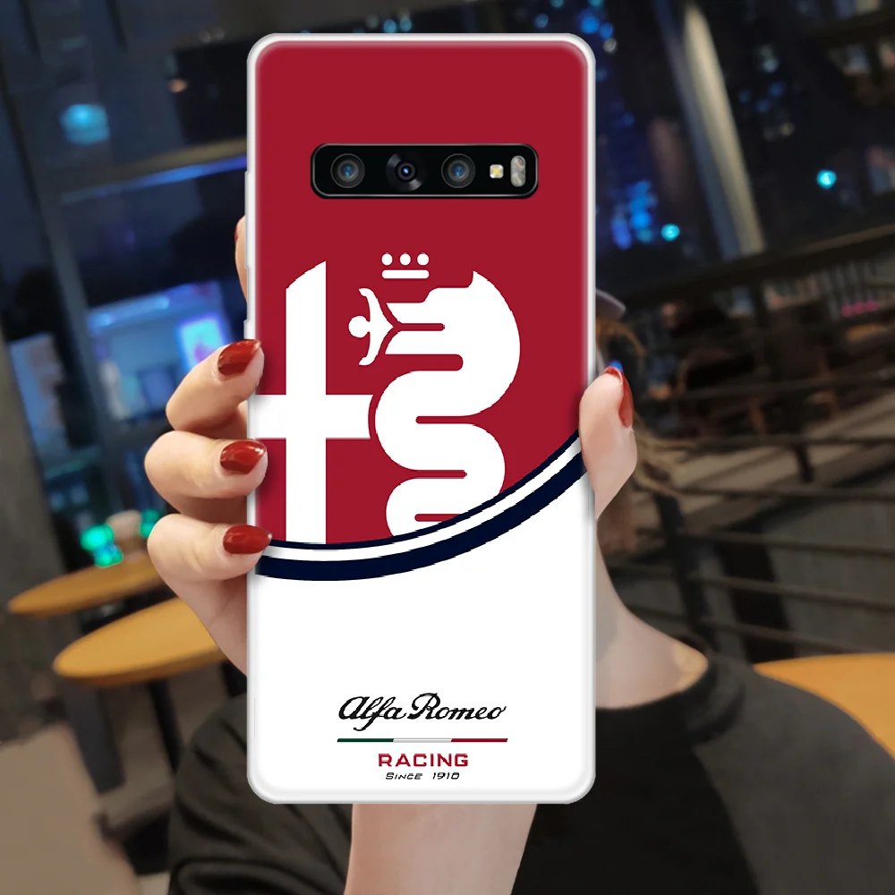 

Alfa Romeo luxury sport car Phone Case cover hull For SamSung Galaxy S M 6 7 8 9 10 20 30 31 Edge Plus E Lite transparent
