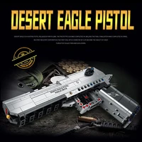 military weapons building blocks 306pcs desert eagle kids educational toys guns accessories parts bricks toy gifts for children