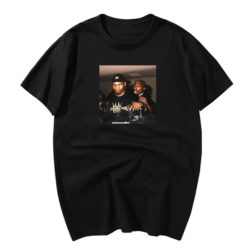 

Funny 2 Pac Tupac Boxing Legends Mike Shakur Dr Dre La Trap Hip Hop Rap T Shirt Men Cotton summer Tees Streetwear tops men's