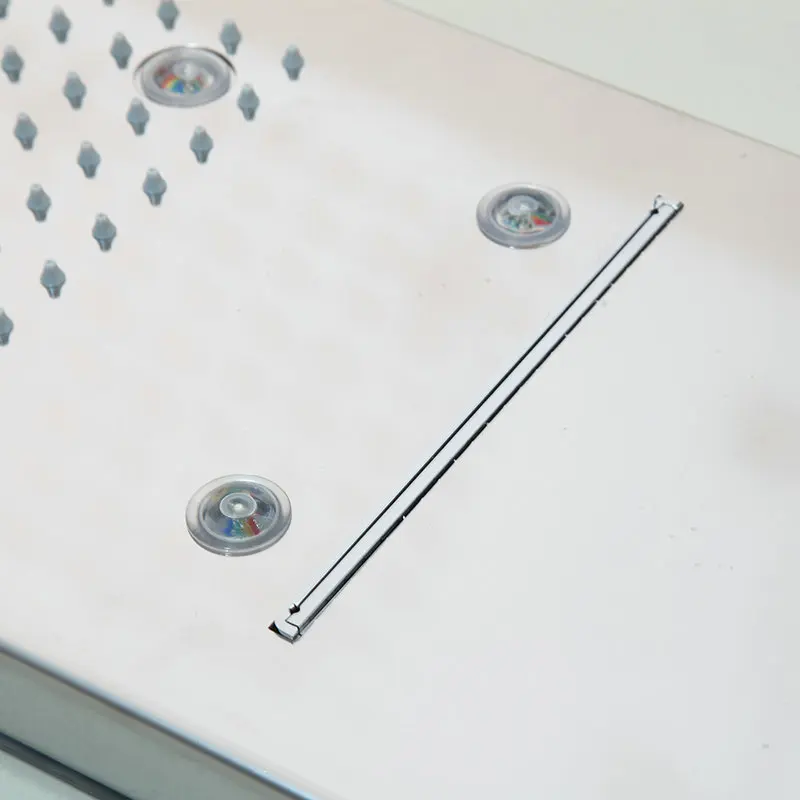 JIENI Роскошная хромированная латунь ванная комната дождевой светодиодный душевая головка набор для ванной комнаты настенная панель Смеситель кран Набор