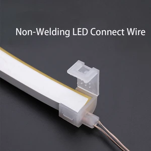 12V/24v Non-Welding LED Connect Wire Neon LED Strips Mid Connection Connectors Flexible LED Strip Installation Accessories