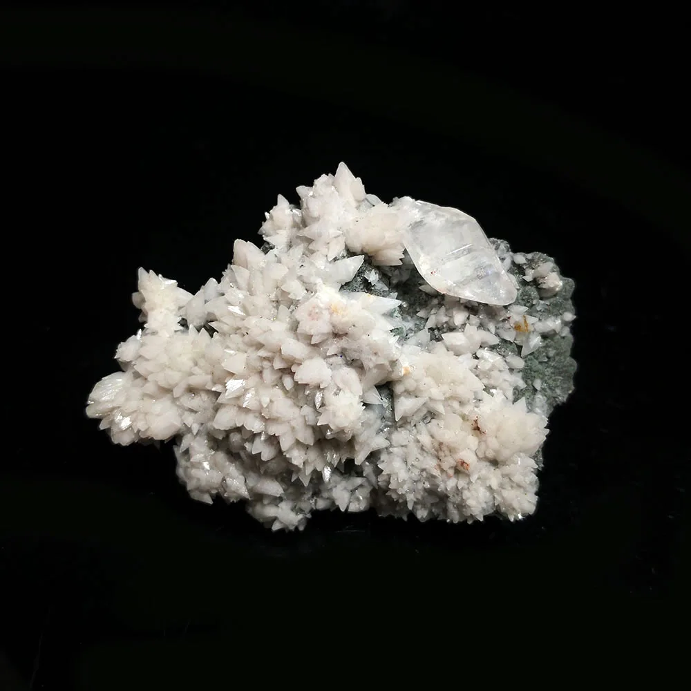 

129 г, E3-1 Природный кальцит, образец минерального кристалла, украшение для дома из провинции Хубэй, Китай