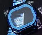 blue bezel G-5600 GW-M5610 GW-M5600 GLX-5600 GLS-5600 Фирменная Новинка Нержавеющая сталь Универсальный БЕЗЕЛЬ для наручных часов и ремешок - Цвет: blue bezel