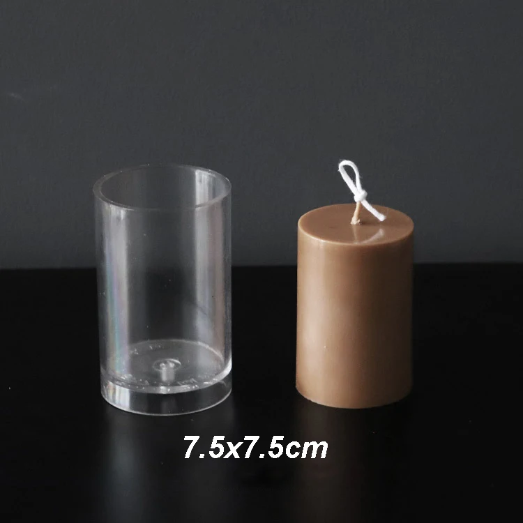 Ertical полоса акриловые аквариумы лампы в форме свечи формы поставки DIY ребра глины