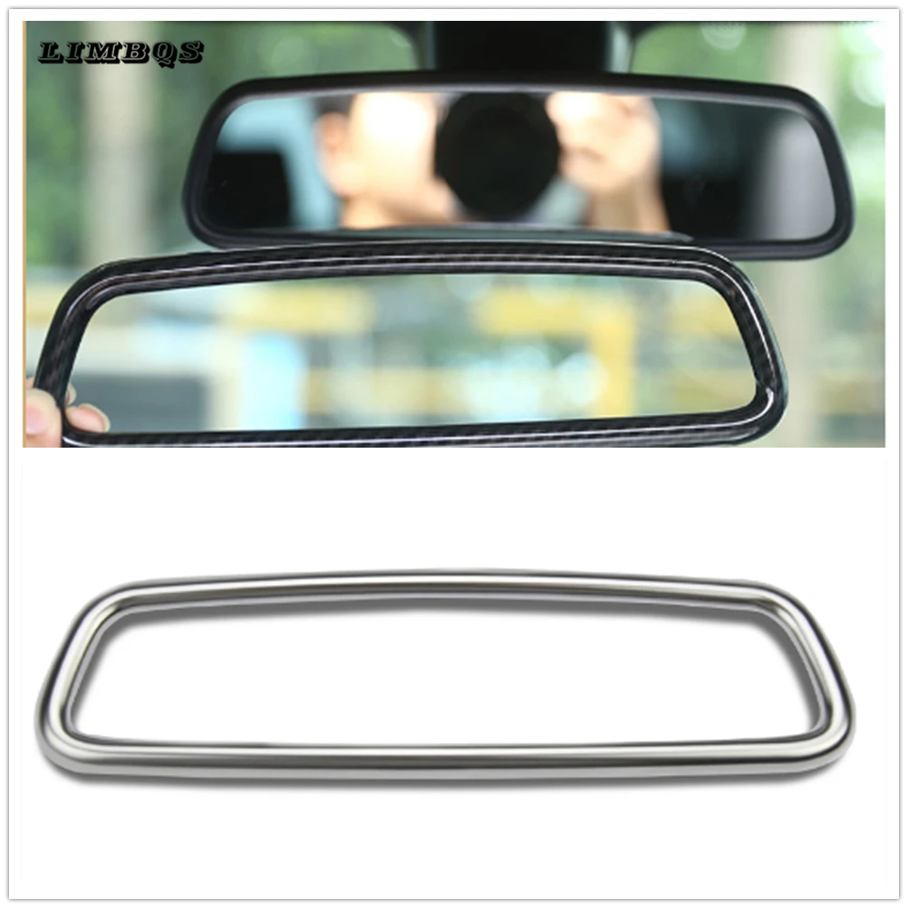 

For BMW 3 4 Series X3 X5 X6 F15 F16 F25 F30 F31 F34 F32 F33 F36 E70 ABS Chrome Interior Rearview Mirror Frame Cover Trim Sticker