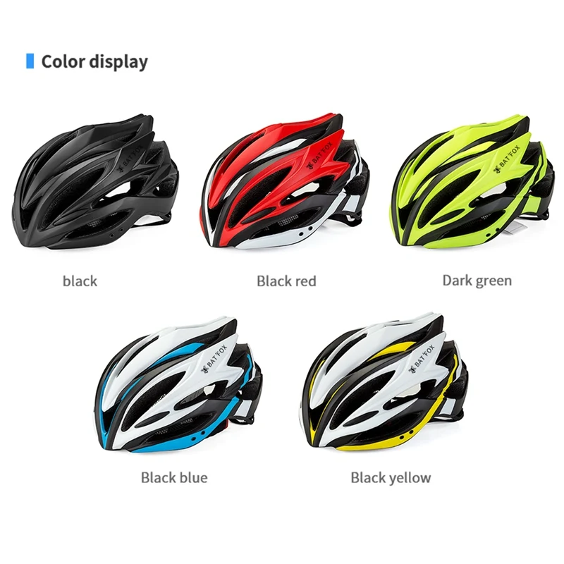 

Professional Bicycle Helmet Ultralight Road MTB Bike Helmet with Adjustable Tail Light Unisex Cycling Light Helmet New