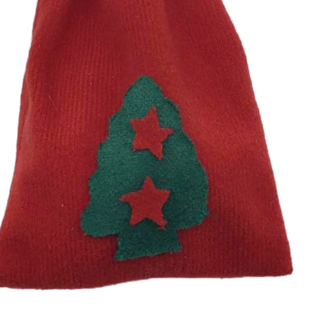 

Red Xmas Tree Candy Wedding Party Favours Drawstring Gift Jewelry Bag