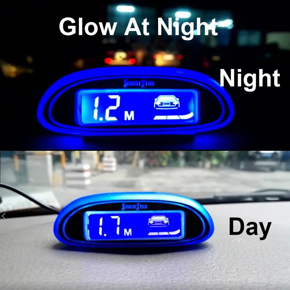 Автомобильный парктроник комплект с 4 датчиками s и ЖК дисплеем система