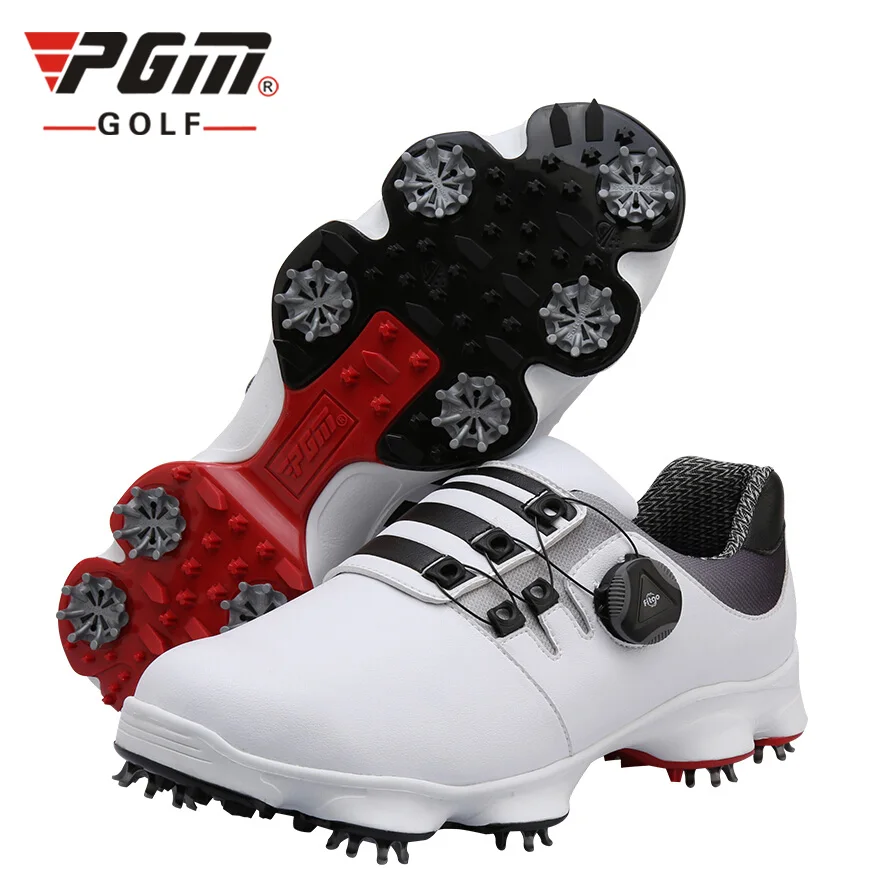 

PGM golf shoes men summer breathable waterproof non-slip quick lacing sport shoes