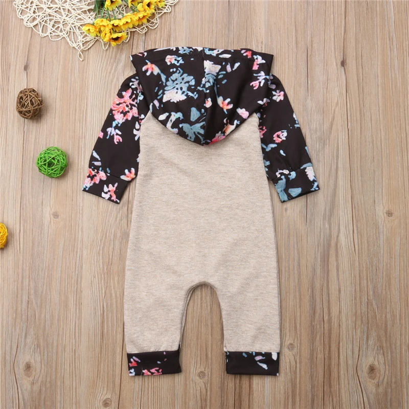 A Family Matching Clothes New Arrival Floral Clothing Baby Rompers Newborn Clothes Kids T-shirts Long Sleeve Tops Cotton Hoodies