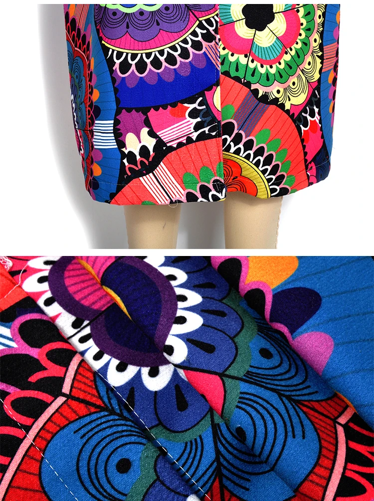 Пальто женское осеннее длинное с винтажным принтом 2020 | Женская одежда