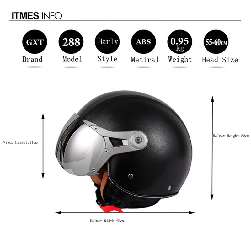Moto rbike Ретро 3/4 шлемы moto Casco rcycle Винтаж Cruiser Touring измельчитель скутер для верховой