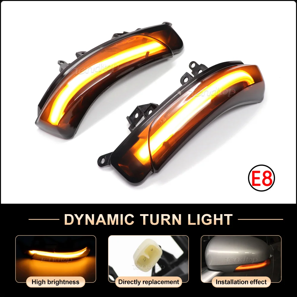 

Динамический поворотный сигнал светильник Toyota WISH PRIUS REIZ MARK X CROWN AVALON PASSO, мигающий боковой габаритный индикатор Заднего вида