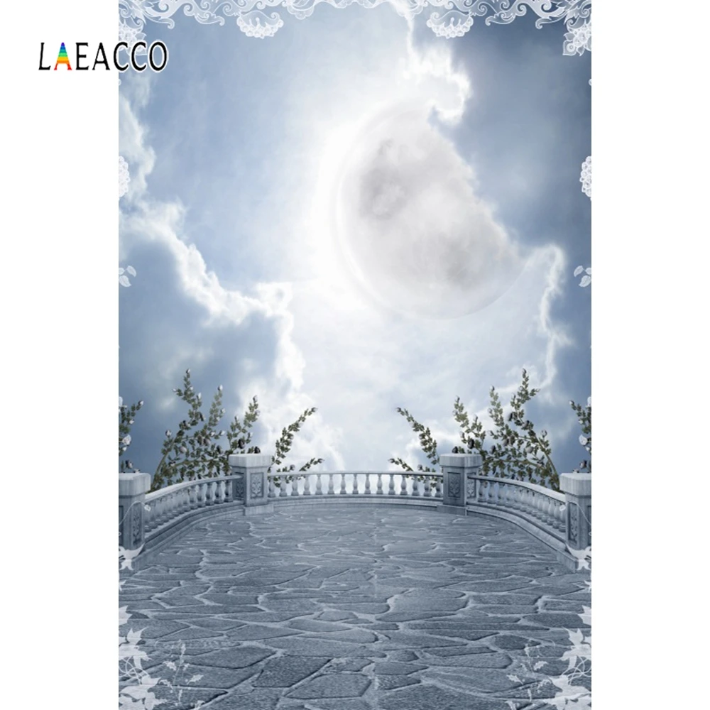 Сказочный Виниловый фон для фотосъемки с изображением страны чудес облачной
