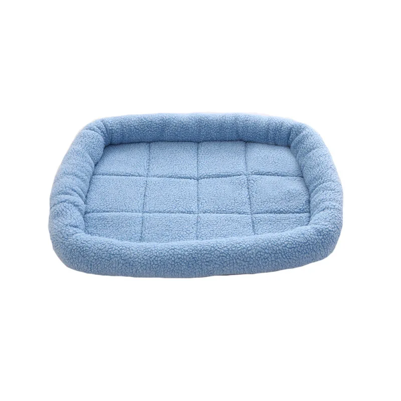 Кровать для собаки мягкая фланелевая флисовая кровать щенка теплое одеяло
