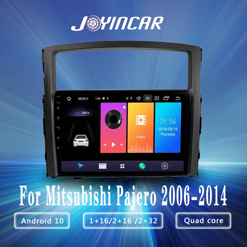 Автомагнитола 2 din для Mitsubishi Pajero 4 V80 V90 2006 2007 2009 2010-2014 мультимедийный видеоплеер