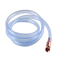 1 8m water pump hose safe durable gas siphon pump pipe fuel liquid transfer self priming connector