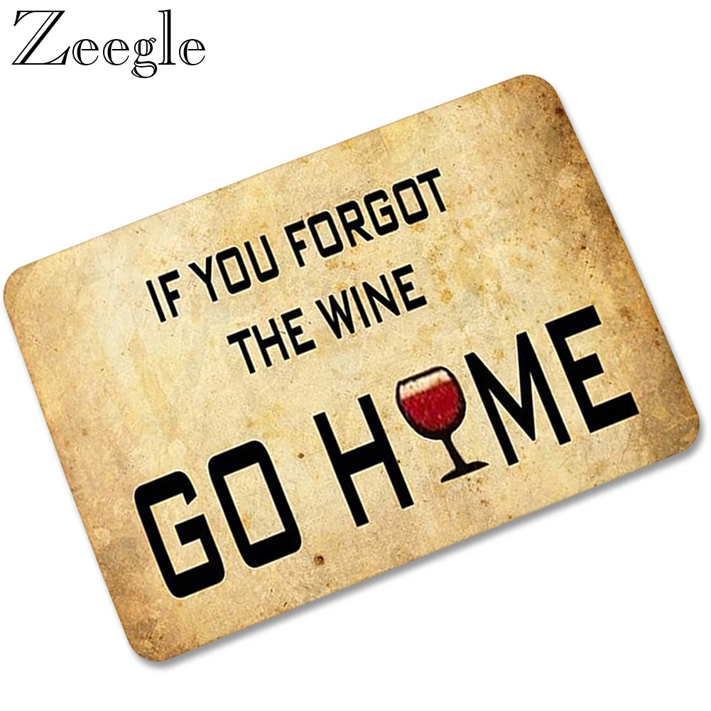 Напольный коврик Zeegle водонепроницаемый резиновый дверной нескользящий для