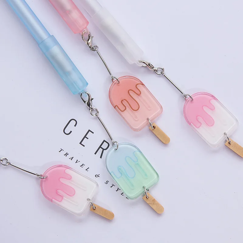 36 шт. милая креативная гелевая ручка в виде сердца для девочек из Южной Кореи пара