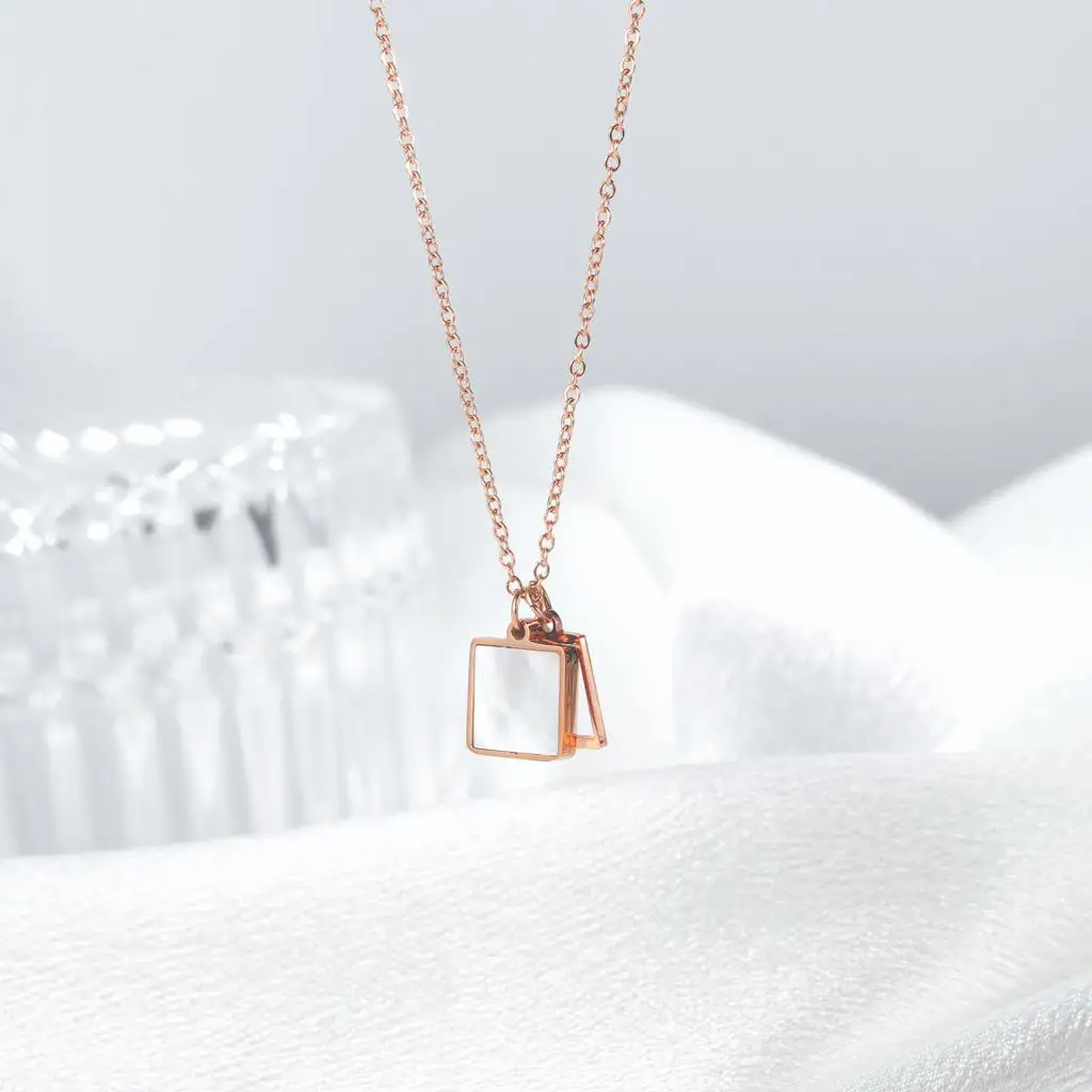 

Очаровательная цепочка JIALY из нержавеющей стали, с подвеской в виде ракушки, для женщин и девочек