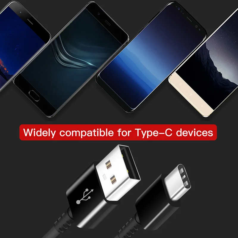 Кабель Samsung типа C Note8 C5 C7 C9 Pro S9 Plus 1 2 м а Usb-кабель для быстрой зарядки | Мобильные