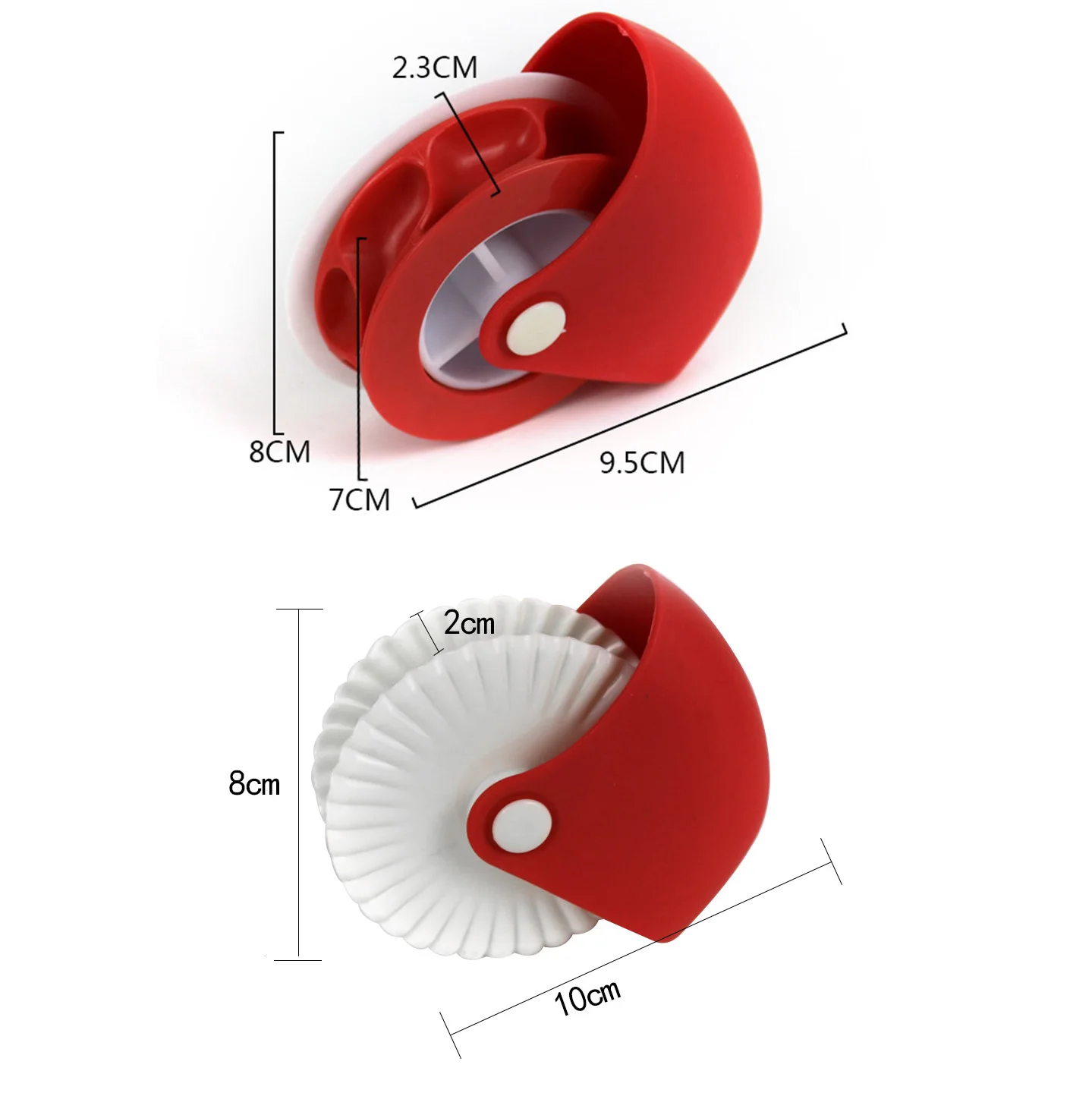 1/2pcs Pastry Wheel Cutter Noodle Maker Lattice Roller Docker Dough Tool Kitchen Helper DIY Cutting Tools | Дом и сад