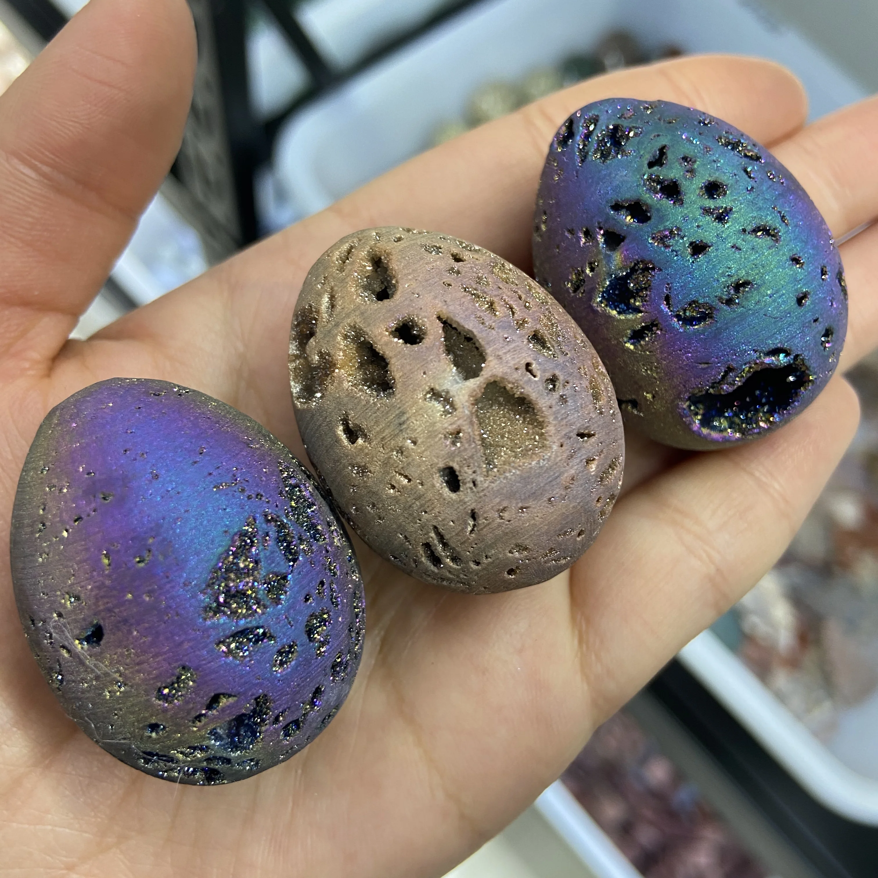 

Высококачественное Гальваническое лечение энергии Агата для домашнего декора BB