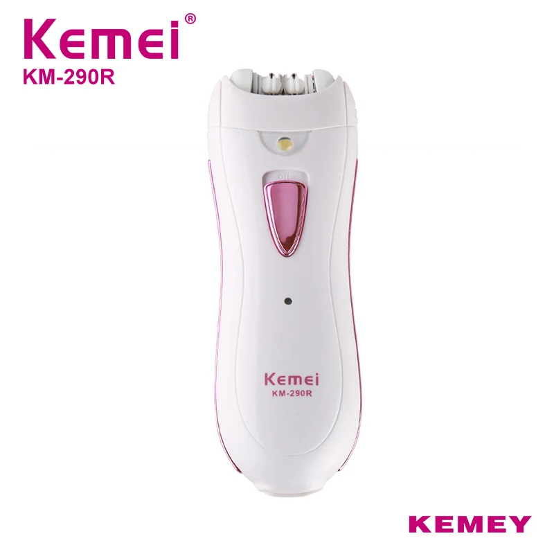 

Kemei Rechargeable Electric Hair Removal Device Female Hair Removal Device for Facial Armpit Body Parts Hair Trimmer KM-290R