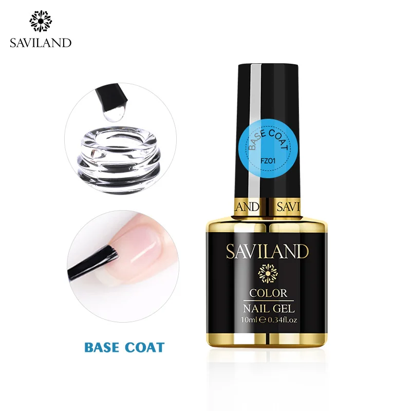 10ml BASE COAT SAVILAND температурный меняющий Цвет Гель-лак UV Vernis полуперманентный Блеск Гель-лак верхнее покрытие Гибридный лак для ногтей - Цвет: 10ml BASE COAT