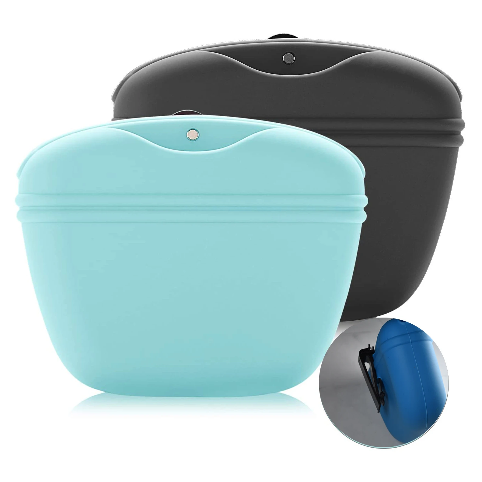 Силиконовая сумка для собак кормушка щенков аксессуары питомцев поясная