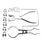 12 шт.компл. ухода за зубами Стоматологическая резиновый изолятор слюны набор перфоратор плоскогубцы-дырокол для Стоматологическая Ортодонтическая щеточка лаборатории устройство инструмент оборудования