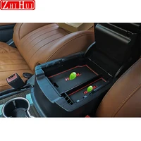car styling interior armrest storage box cover sticker for great wall haval h9 2015 2021 abs plastic cover sticker accessories