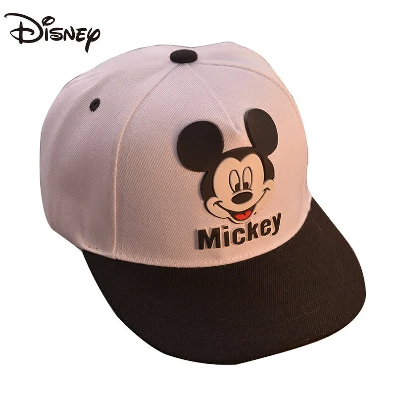 

Disney Leisure Children Spring and Summer Sun Hat Fashion Girls Trend Hip Hop Hat Cartoon Image Solid Color Mickey Baseball Cap