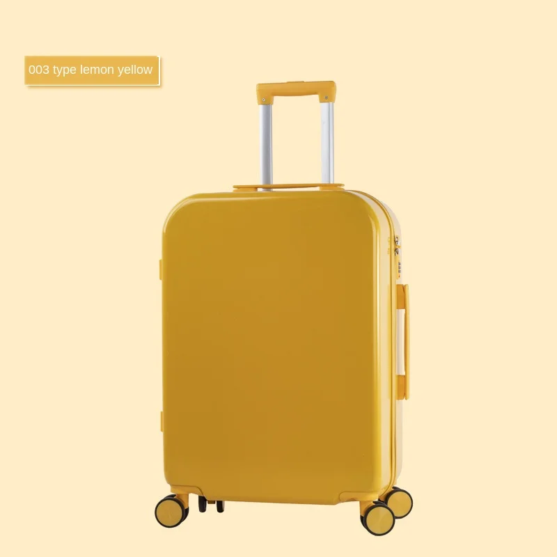 

fashion Simplicity Universal wheel Rear storage bag Student boarding suitcase Small 20 inch trolley case Unisex password box