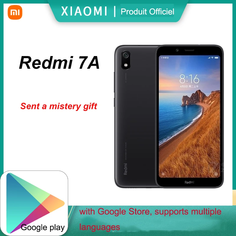 

celular Xiaomi Redmi 7A smartphone 3GB 32GB 4000mah battery Snapdragon 439 processor