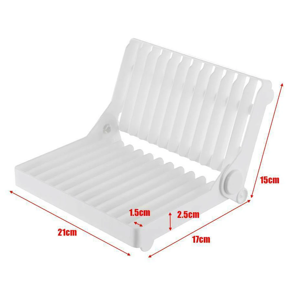 Держатель для хранения из белого пластика рандомная сушилка тарелок кухонный