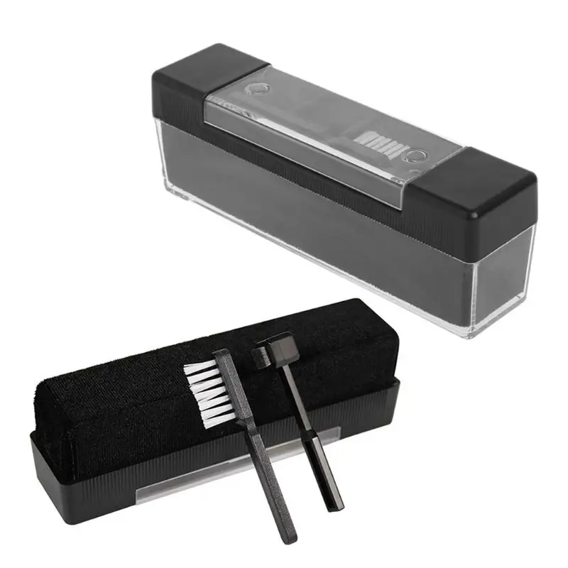 Carbon Fiber Velvet Anti Static Cleaning Brush Dust Remover for Phonograph Turntable for LP Vinyl Records